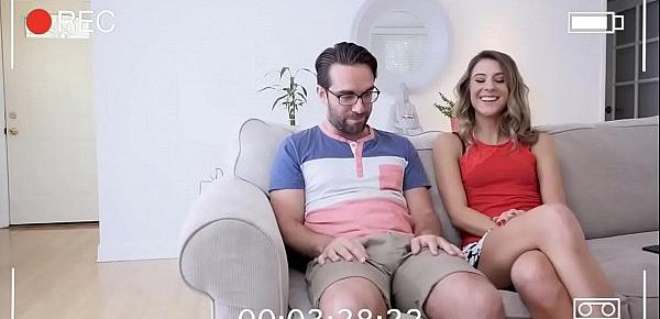 Petite mom gives nerdy guy the blowjob of his life